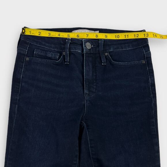 Athleta Sculptek Overdye Dark Wash Skinny Jeans Size 4 - Picture 8 of 9